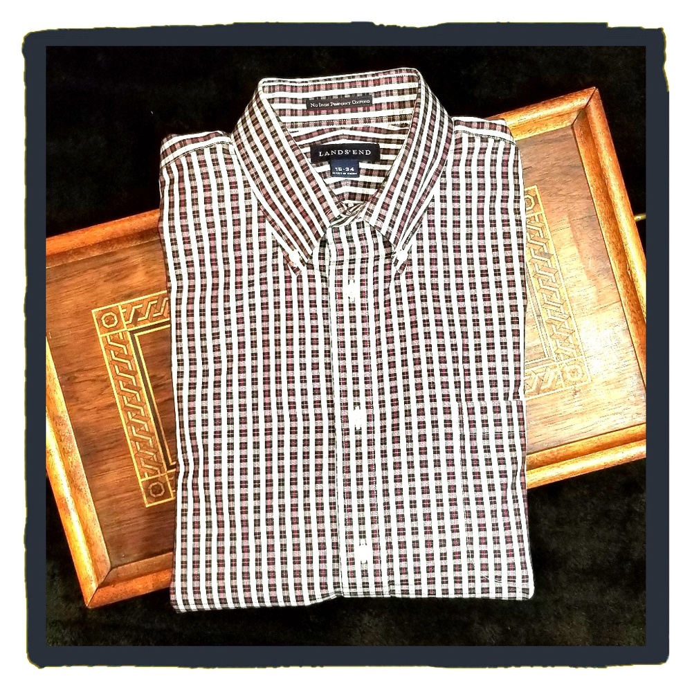 Lands' End Button Down Oxford.